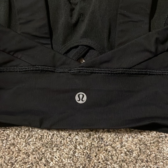 Lululemon Black Sports Bra. Size 4 - Picture 4 of 7